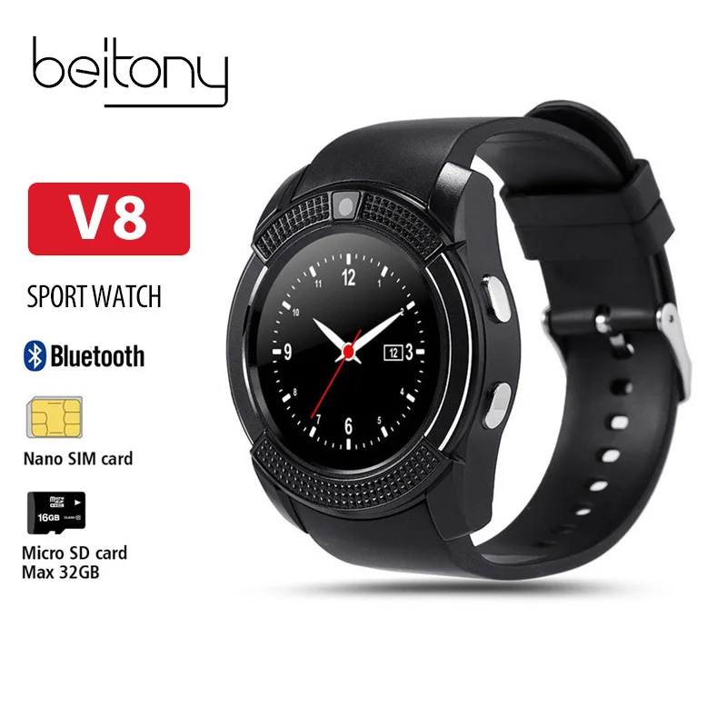 Beitony Смарт часы фитнес трекер Nano SIMCard WhatsApp и Facebook Smartwatch для женщин бизнес IOS Android PK