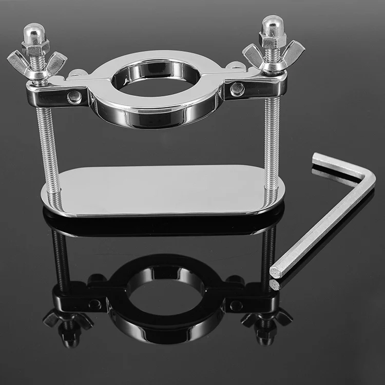 35mm stainless steel Scrotum font b ring b font metal Locking Hinged Cock font b Ring