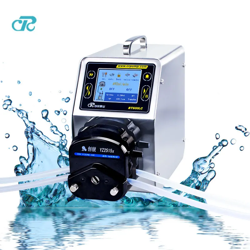 Stepper motor smooth flow tubing peristaltic pumpperistaltic pump