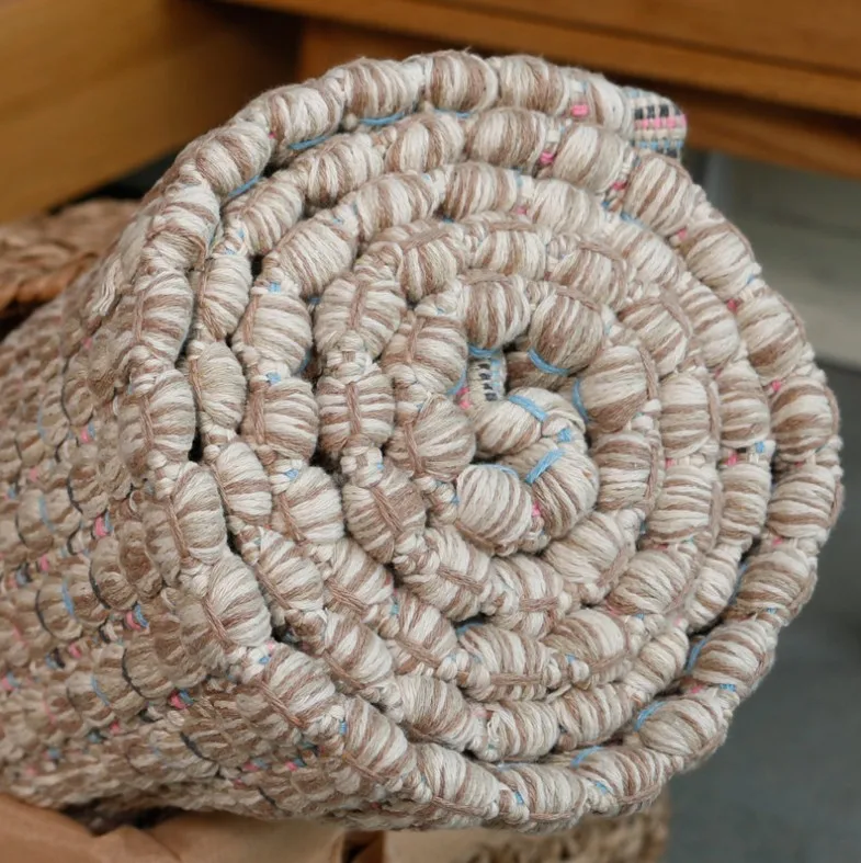 Hand Made Thicken Linen Cotton Woven Carpets For Living Room Bedroom Rug Study room Tatami Carpet Household Mat Home Decoration Hand Made Thicken Linen Cotton Woven Carpets For Living Room Bedroom Rug Study room Tatami Carpet Household Mat Home Decoration