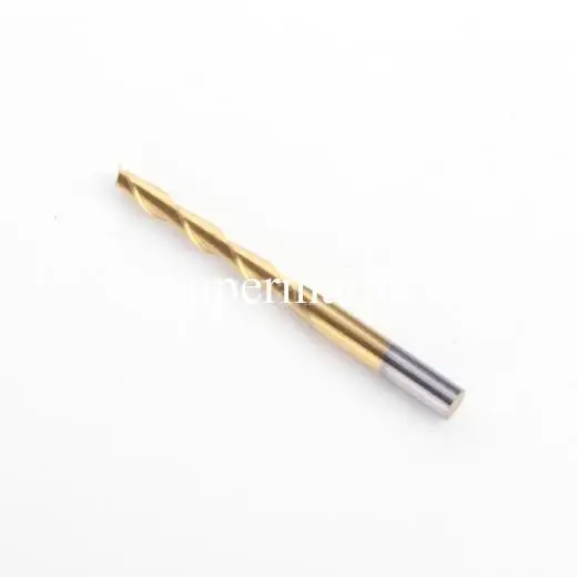 

1pcs 1/8" Titanium N2 Coated Carbide CNC Milling Cutter Wood Double Two Flute Spiral Bits Router 2.5mm x17mm (2LX3.2.517-Tix1pc)