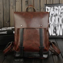 2019 Men Leather Backpack High Quality Youth Travel Rucksack School Book Bag Male Laptop Business bagpack mochila Shoulder Bag 2019 Men Leather Backpack High Quality Youth Travel Rucksack School Book Bag Male Laptop Business bagpack mochila Shoulder Bag