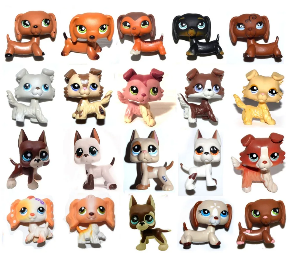 pet shop lps toys Редкие литл пет шоп игрушки лпс стоячки собаки коллекцию насто