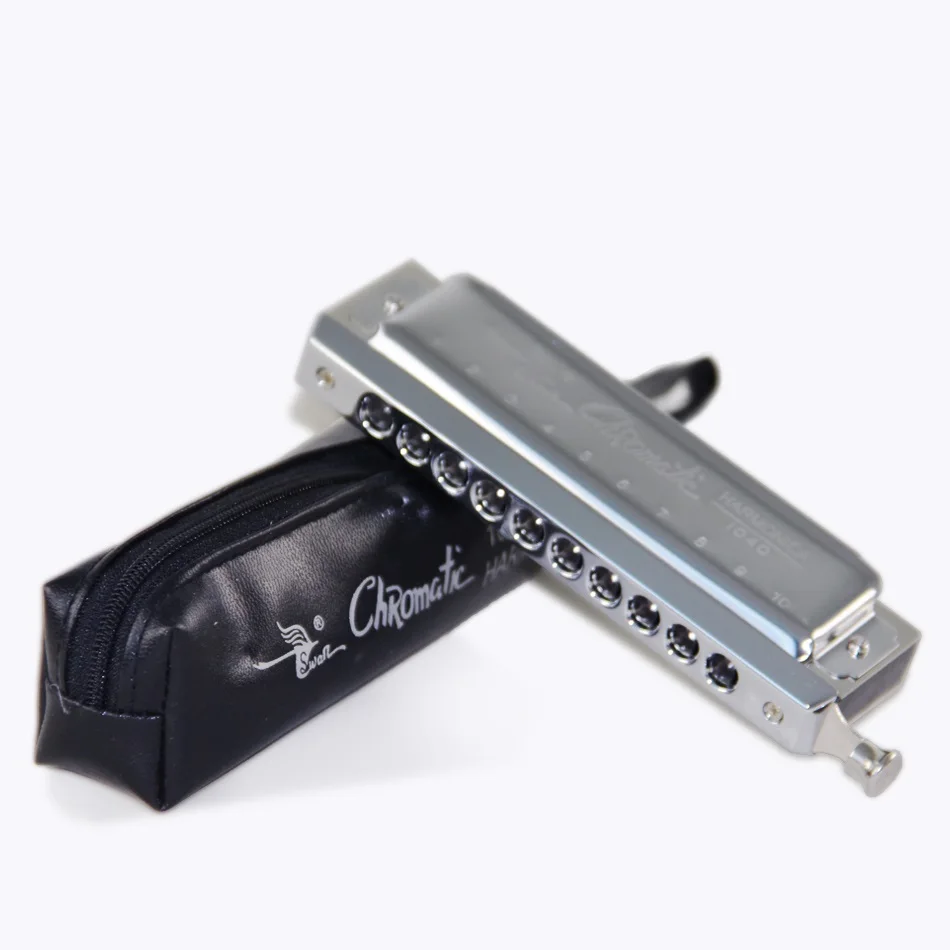 Buy New harmonica 10 Holes SWAN SW1040 C Key Chromatic