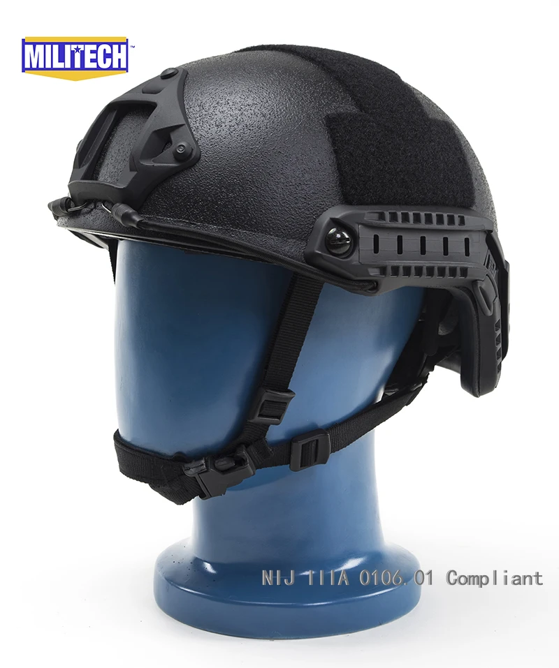 MILITECH OCC Dial NIJ level IIIA 3A FAST High Cut Ballistic Helmet Bulletproof Tactical Helmet With