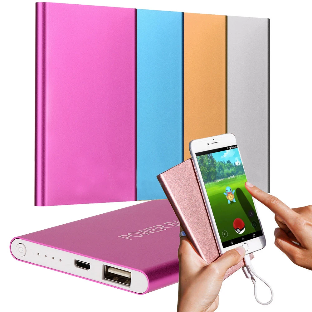 New Brand Ultrathin 10000 MAh Portable USB Battery Charger Power Bank for Iphone Smart Cell Phones mobile charger power bank