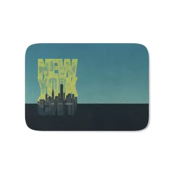 

New York City Bath Mat Carpets Floor Mats Room Kitchen Carpet Toilet