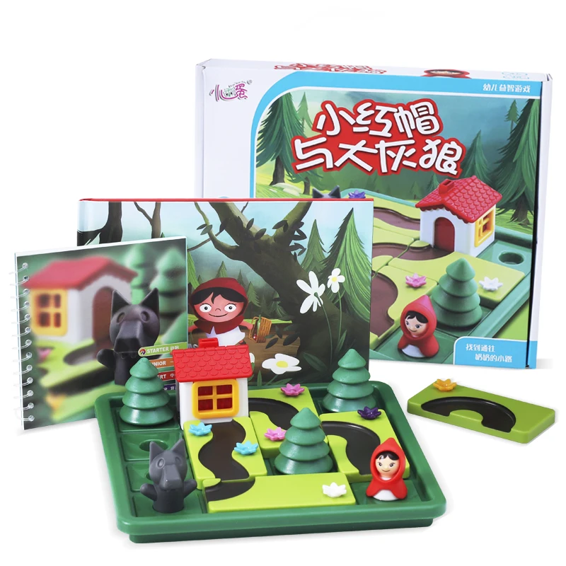 

Children Intellectual Challenge Game Toy Little Red Riding Hood and Big Wolf Desktop Clearance Toys Birthday Gift for Boys Girls