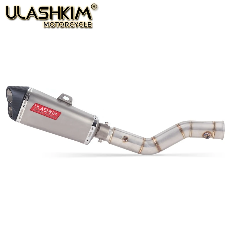 

Motorcycle Exhaust Muffler Escape Full System Middle Link Pipe Slip On For yamaha YZF1000 YZF R1 2009 2010 2011 2012 2013 2014