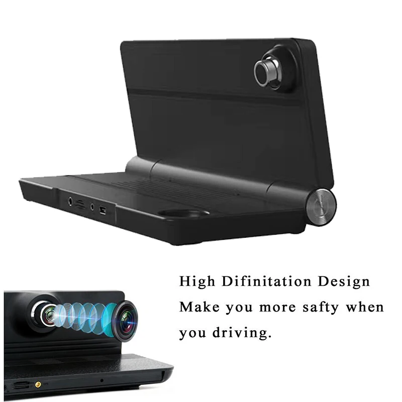1080 P регистраторы AVIN центральной консоли навигатор двойной камера Bluetooth Wi Fi Android 5,0 автомобильный gps DVR 3g 1280*480
