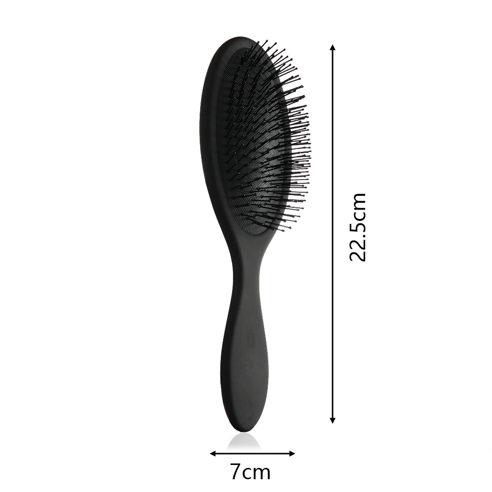 1Pcs Pro Salon Detangling Hair Brush Kids Women men Hair Brush Tangle Wet& Dry Bristles handle Hair Tangle Detangling Comb