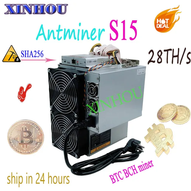 Us 1130 0 Bitmain Newest 7nm Asic Antminer S15 28t Sha256 Btc Bch Miner With Psu Bitcoin Miner Better Than S9 T9 V9 Whatsminer M3 M10 In Network - 