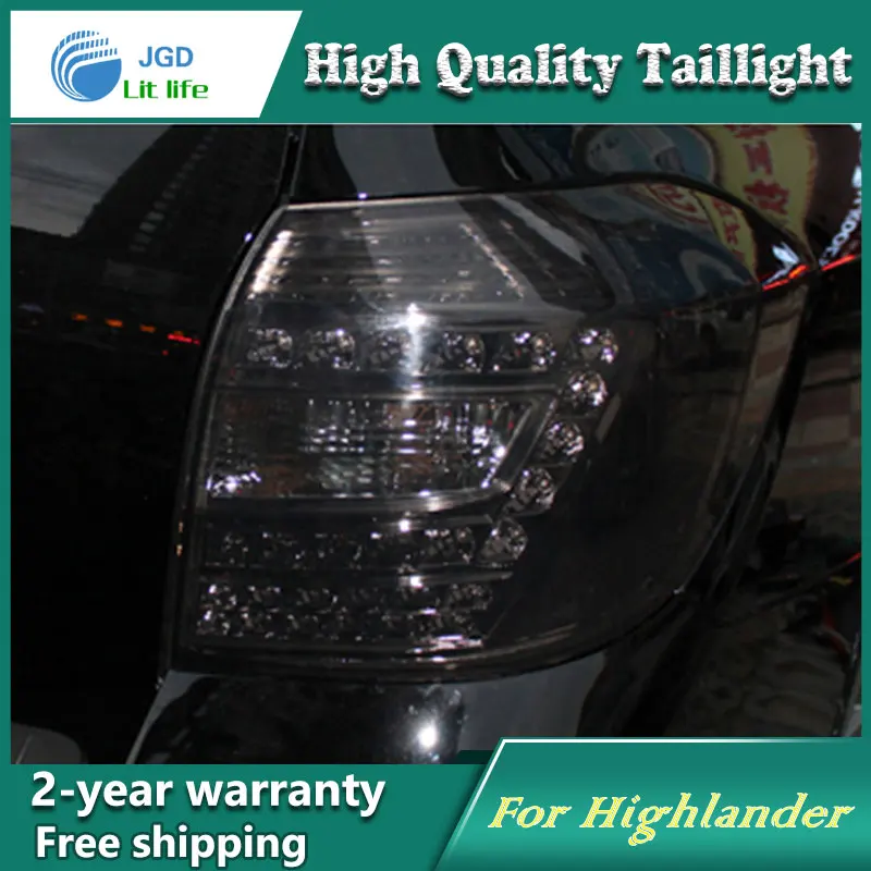 Автомобильный Стайлинг задний фонарь для Toyota Highlander 2009-2011 светодиодный
