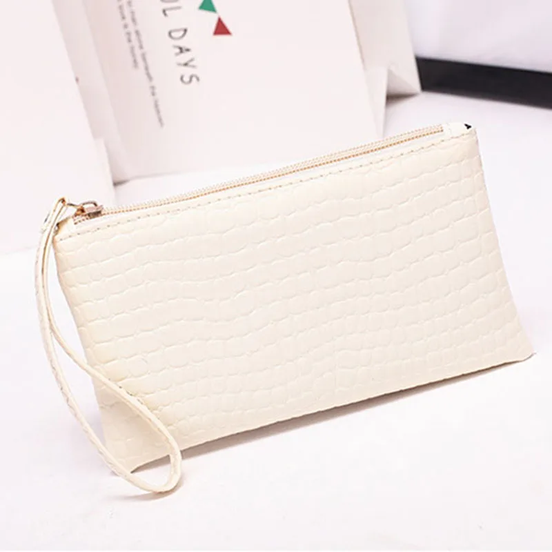 New Mini Day Clutches Women's Bag Korean Version Crocodile Pattern Clutch Bag Ladies Mobile Phone Bags Wallet PU Leather Handbag (16)