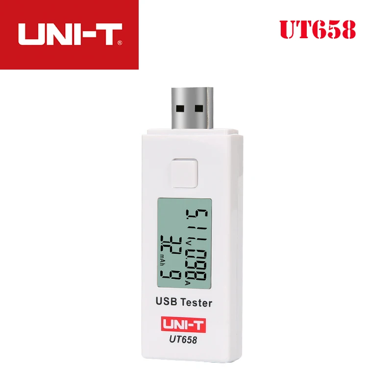 UNI T UT658/UT658B USB цифровые мониторы напряжения тока U Disk Doctor Вольтметр для зарядного
