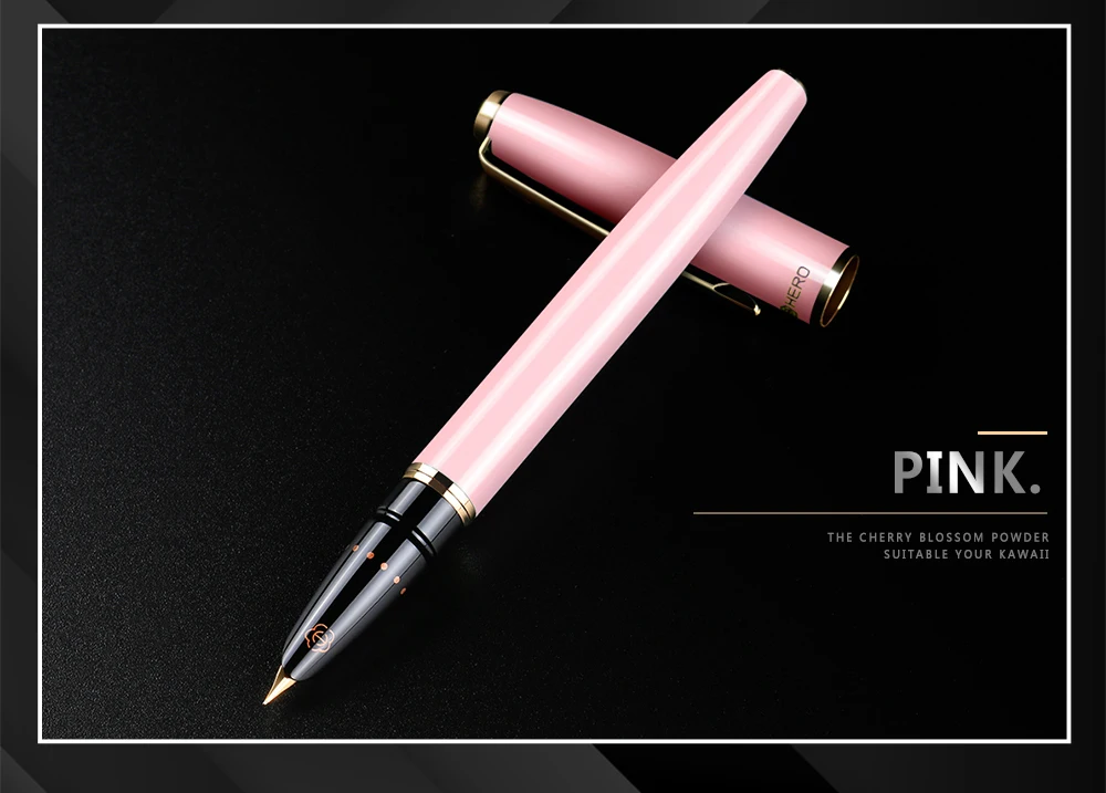 Герой перьевых ручек оригинальной аутентичной письменные принадлежности высокое качество роскошные Iraurita 0,5 мм плавно пишущая ручки 1079
