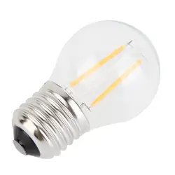 E27 2 Вт светодио дный Ретро лампа Стекло Edison свет накаливания G45 теплый белый лампы для дома Супер дело! Инвентаризации оформление