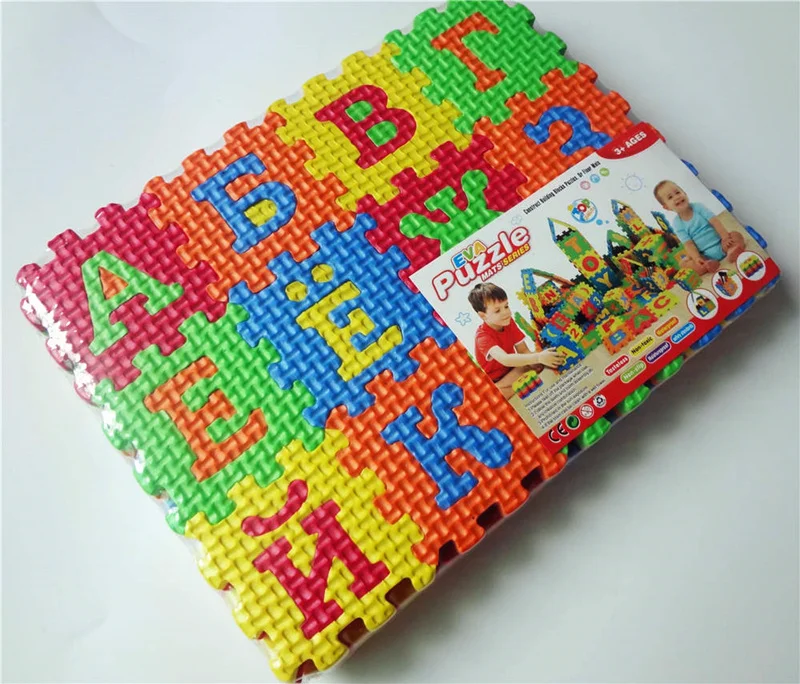 Kids play mat in russian lanuage letter number (1)