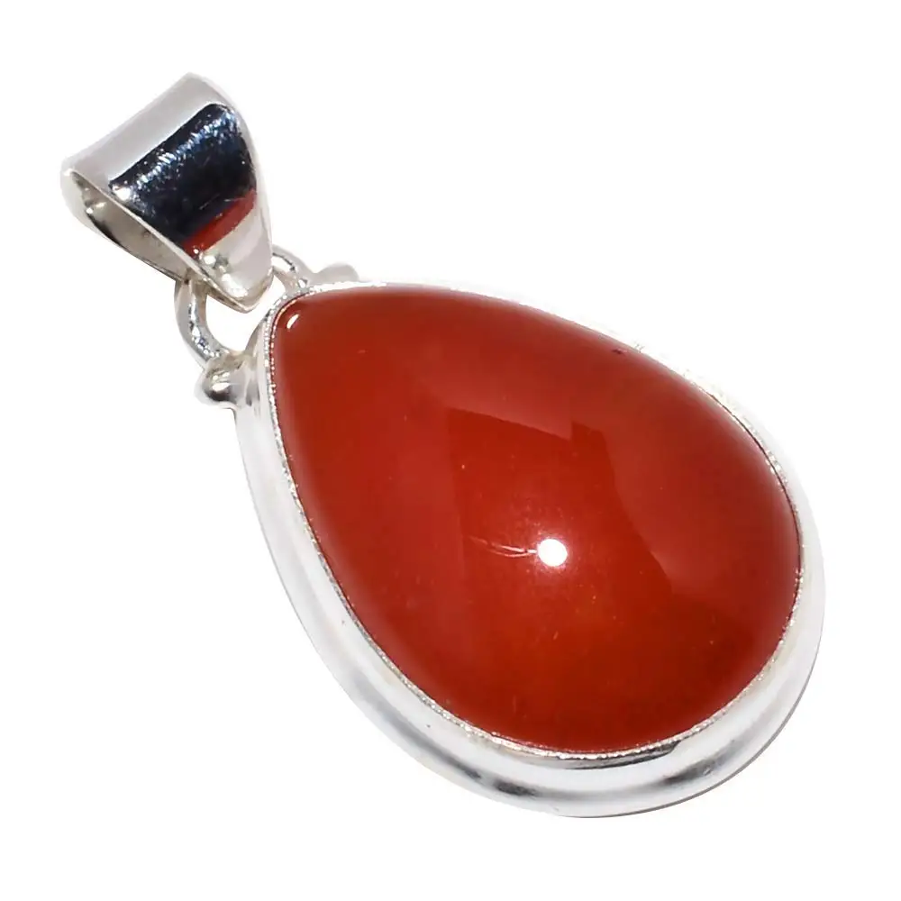 

Nature Carnelian Pendant 925 Sterling Silver, 34 mm, MHBAP5679