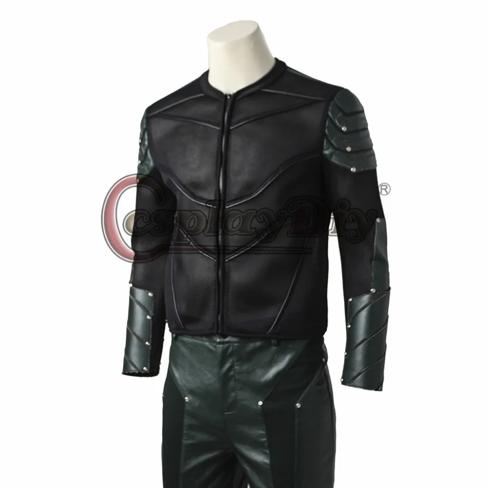 Косплей "сделай сам" Зеленая Стрела сезон 5 Оливер Квин косплей костюм мужской наряд для Хэллоуина Косплей на заказ J10