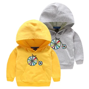 

100% cotton long sleeve Kids's T-shirt for boy with animal pattern O-neck collar Three color 2-6ys children top clothing