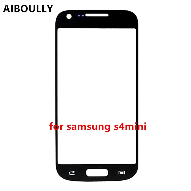 AIBOULLY сенсорный экран стекло для samsung Galaxy S4mini I9195/I9190 сенсорный экран Стекло Объектив Замена+ 3M стикер