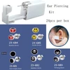 24pc Disposable Safe No Pain Sterile Logo Ear Stud Earring Stude Piercing Gun Piercer Tool Kit Machine Kit Earring Units Jewelry 3
