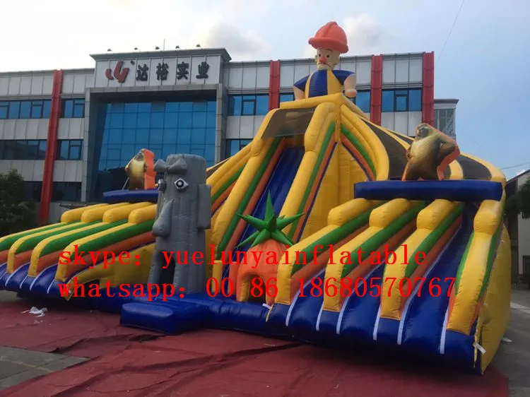 Китай Гуанчжоу) с завода-изготовителя надувной горки, надувные замки, nflatable вышибала удара-64