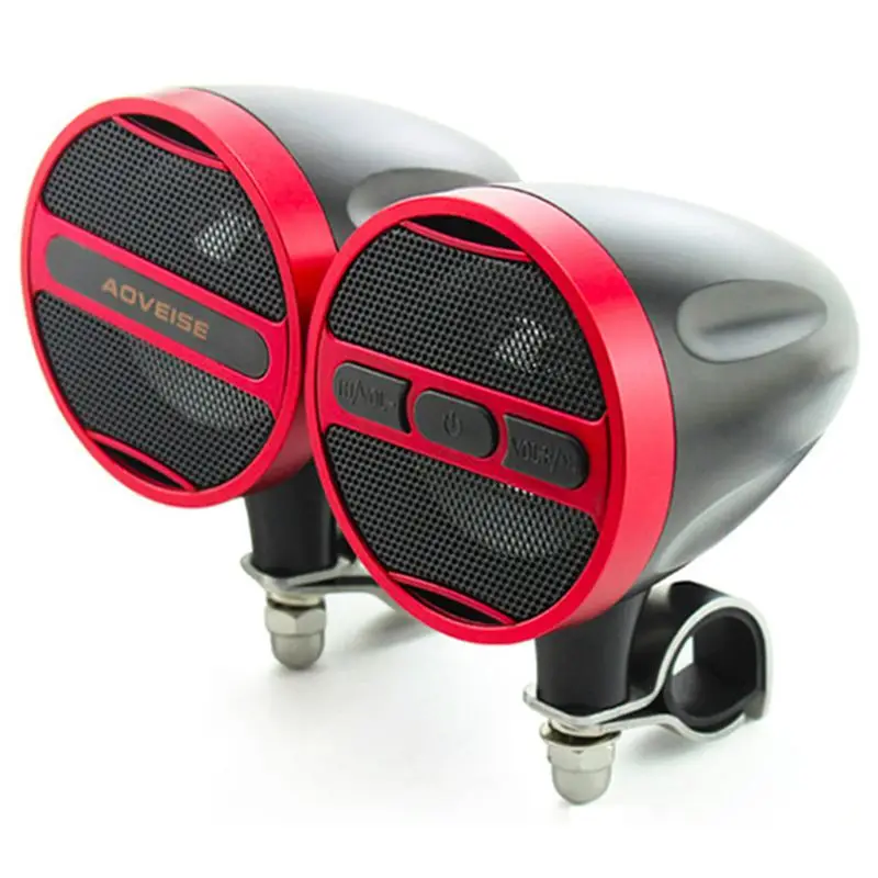 AOVEISE 3inch 40W MP3 Music audio Player Bluetooth Speakers for Motorcycle Waterproof portable Stereo with FM Radio Tuner AOVEISE 3inch 40W MP3 Music audio Player Bluetooth Speakers for Motorcycle Waterproof portable Stereo with FM Radio Tuner