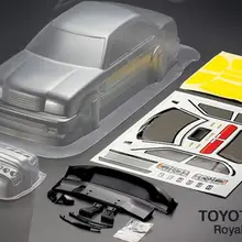 1/10 Радиоуправляемый автомобиль прозрачный корпус из поликарбоната 190 мм TTOYOTA/CROWN D1GP Goodyear On Road Drift Yokomo Houring Tamiya HPI Kyosho HSP Redcat FS