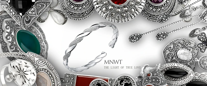 MNWT серебряные ювелирные браслеты для женщин матовые Onterwoven посеребренные браслеты открытый дизайн размер регулируемый женские браслеты