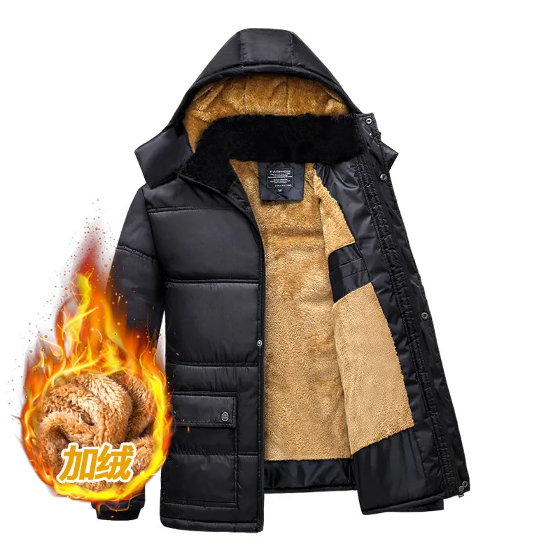 2019 новые зимние мужские пуховики, куртки с хлопковой подкладкой, мужские повседневные пуховики, Утепленные Пальто, теплая одежда, большие 5XL
