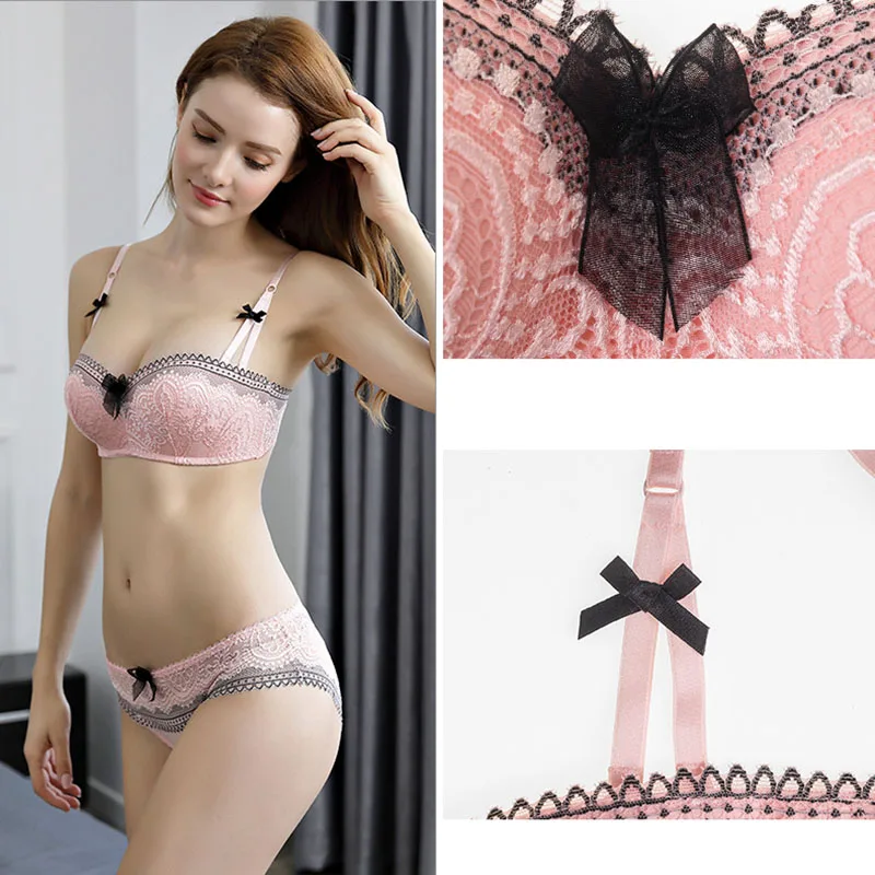Women Plung Sex Bra Panties Set (12)