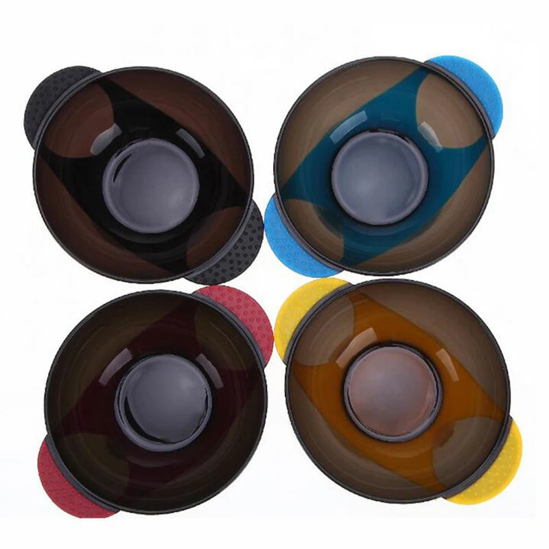 

Salon Plastic Hair Dye Colouring Brush Comb Mixing Sucker Palette Bowl Barber Tint Hairdressing Styling Tools Random Color