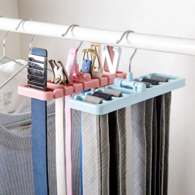 Storage Rack Tie Belt Organizer E Saver Ties Hanger Holder Hook Storage Rack Tie Belt Organizer E Saver Ties Hanger Holder Hook Closet Organization Tank Tops Bra Belts Bag