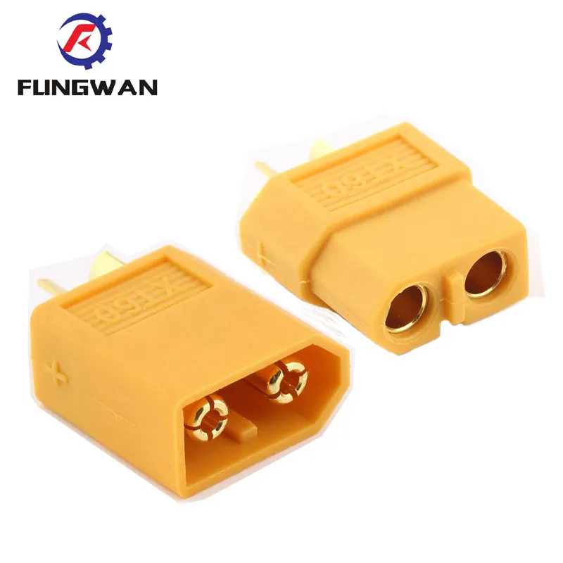 

2 PCS NEW XT60 Male & Female Bullet Connectors Plugs For RC LiPo Battery