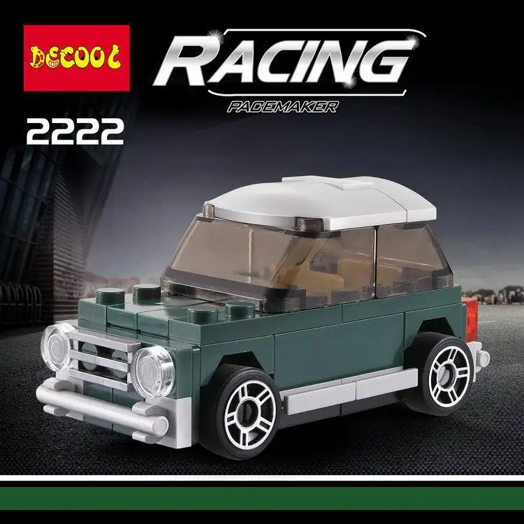 4pcs Classic Cars Mini Cooper T1 Van The Beatles Smart Racing Car