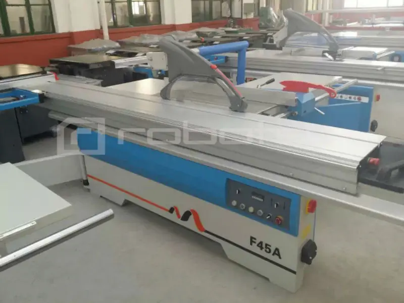 Wood sliding table cutting panel saw machine