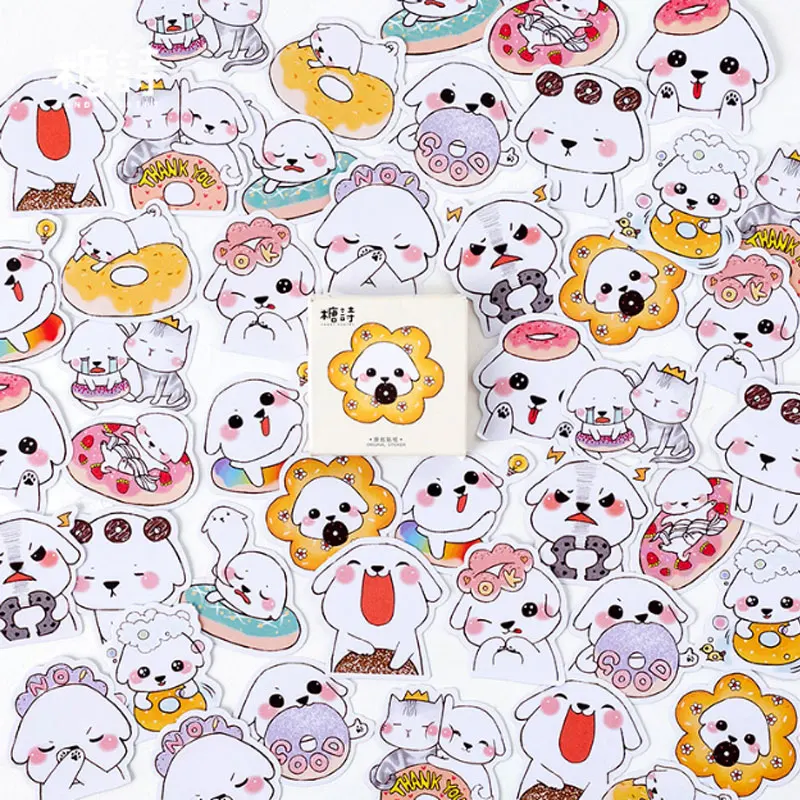 

45 Pcs/pack foodie Decorative Mini paper Sticker Adhesive Stickers DIY Diary Scrapbooking Stationery Stickers School Supplies