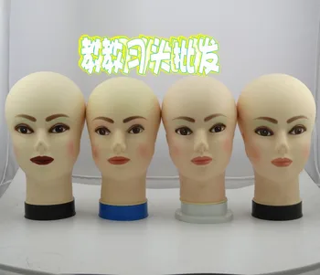 

Free Shipping!! Top Level PVC Plastic Head Model Plastic Female Mannequin Hot Sale