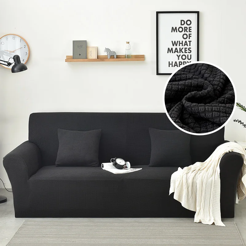 

Jacquard Sofa Slipcovers Thick Velvet Sofa Covers for Living Room Sectional Couch Cover Universal Stretch Elastic 1 2 3 4 Seater
