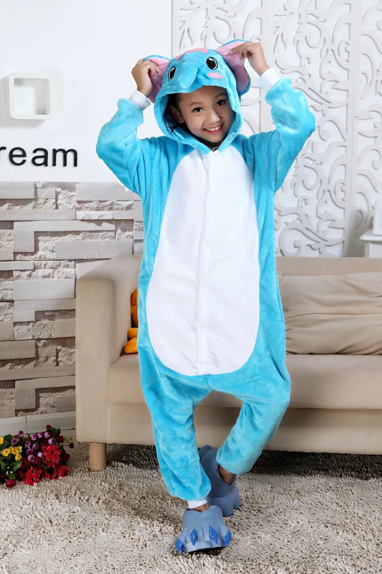 Children Flannel Pajamas Kids Elephant Funny Sleepwear Boys Show Costumes Pijamas Girls Cosplay Pyjamas Animal Onesies Homewear Children Flannel Pajamas Kids Elephant Funny Sleepwear Boys Show Costumes Pijamas Girls Cosplay Pyjamas Animal Onesies Homewear