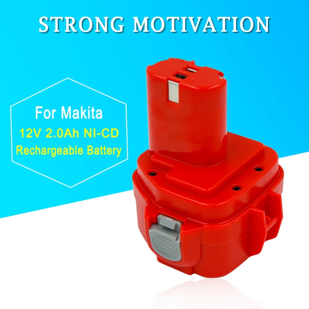 Сменная аккумуляторная батарея 2000mah Ni-CD для Makita 12V батарея отвертки PA12 1220 1222 1235 электроинструменты 6227D 6271D