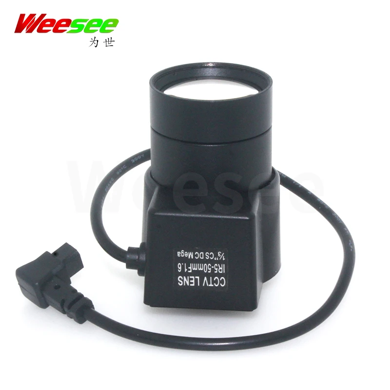 WS 1/3 '⟱.6 формат 5-50 мм МП мегапиксель HD cctv объектив с креплением CS