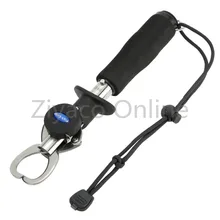 15kg/33LB Weigh Stainless Steel Portable Fish Lip Grip Holder Grabber Fishing Gripper with Weight Scale & Ruler fishing Tool