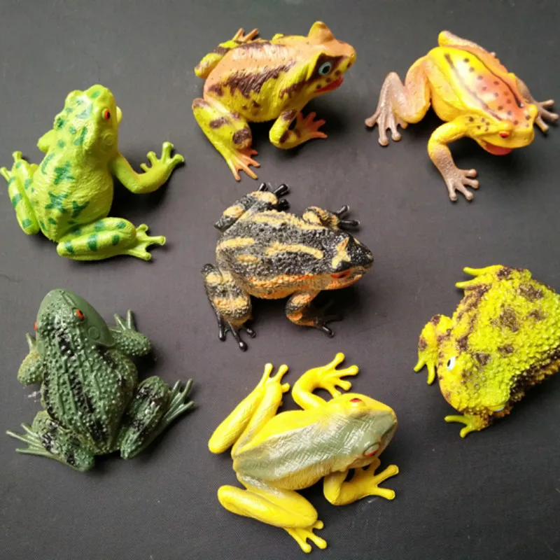 

sale~7Pcs/frogs//miniatures/lovely cute/fairy garden gnome/moss terrarium decor/crafts/bonsai/ DIY/H023/toy/model