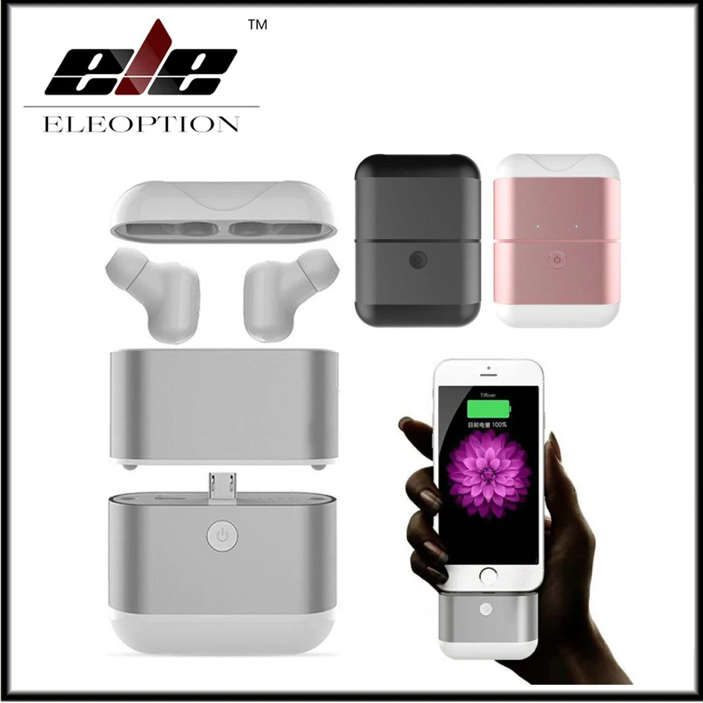 

Tws Mini Wireless Bluetooth Waterproof Earphone with 1600mAh Charging case with Mic Sweatproof Sport Earbuds
