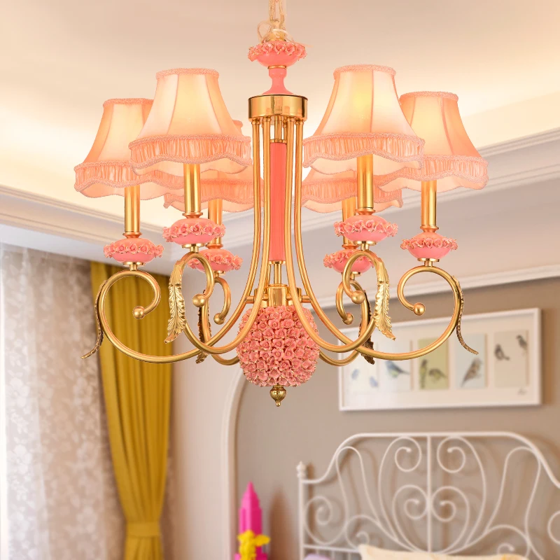 Us 395 85 13 Off Modern European Style All Copper Ceramic Chandelier Nordic Villa Children S Bedroom Chandeliers In Chandeliers From Lights