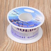 1 Roll Tin Lead Solder Wire For Circuit Board Flux Welding Iron Line Reel Rosin Core Solder Wire 2.0% 0.3mm 63/37