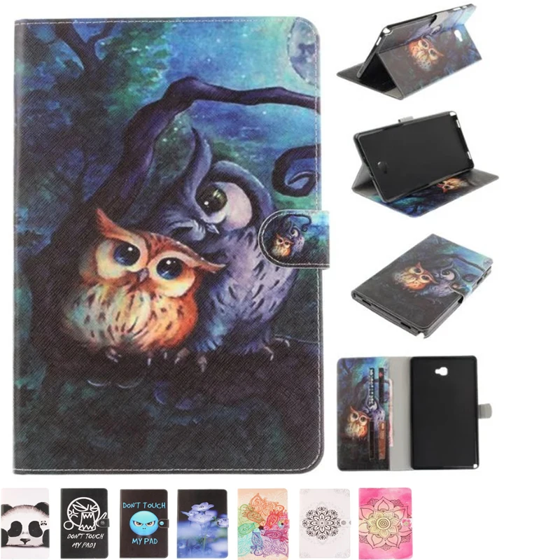 

New Tab A P580 PU Leather Stand Cover Case For Samsung Galaxy Tab A A6 10.1 P580 P585 SM-P580 SM-P585 Tablet PC Cases